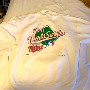 1991 World Series Minnesota Twins MLB sweatshirt